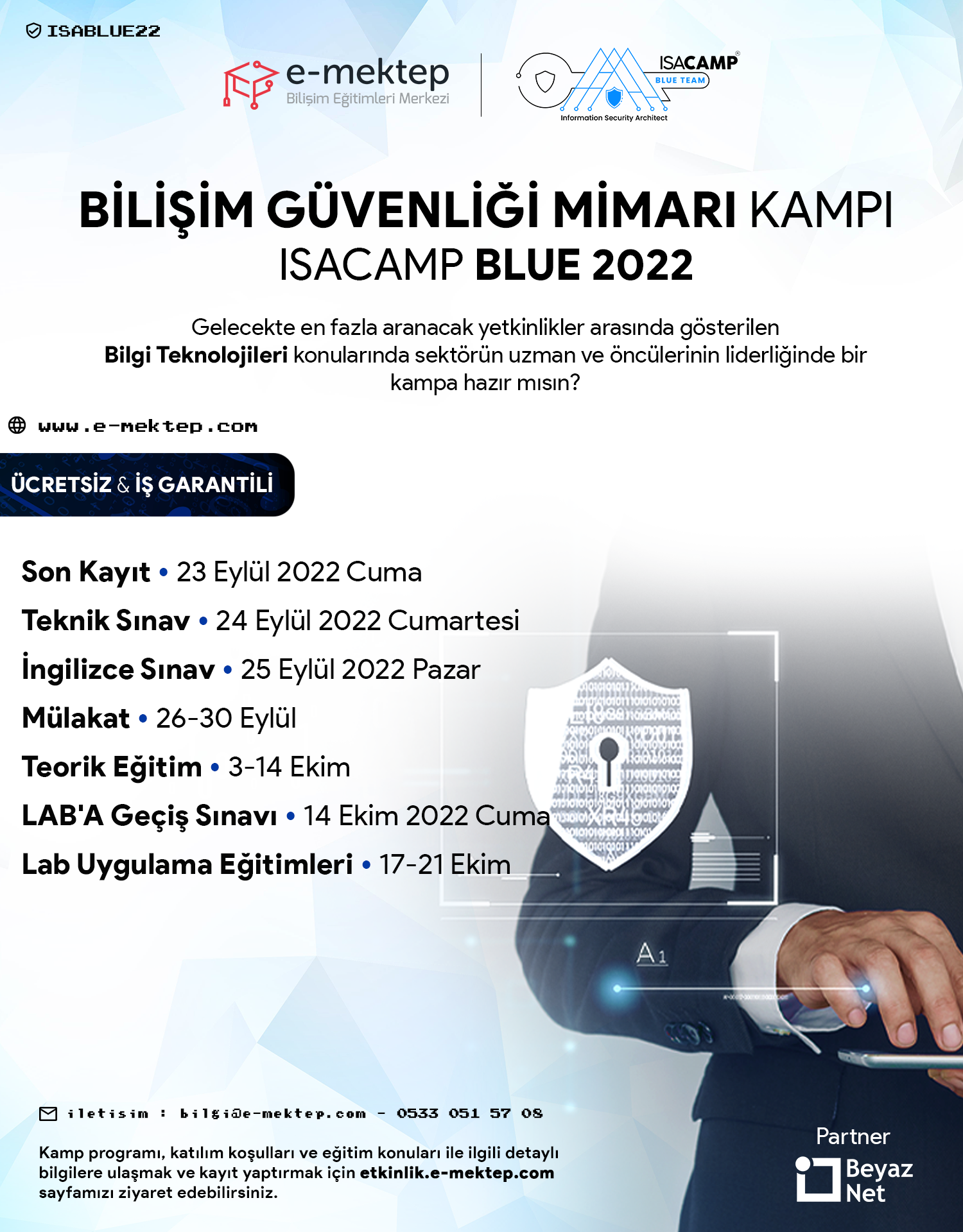 ISACAMP BlueTeam 2022-2 / Bilişim Güvenliği Mimarı Kampı