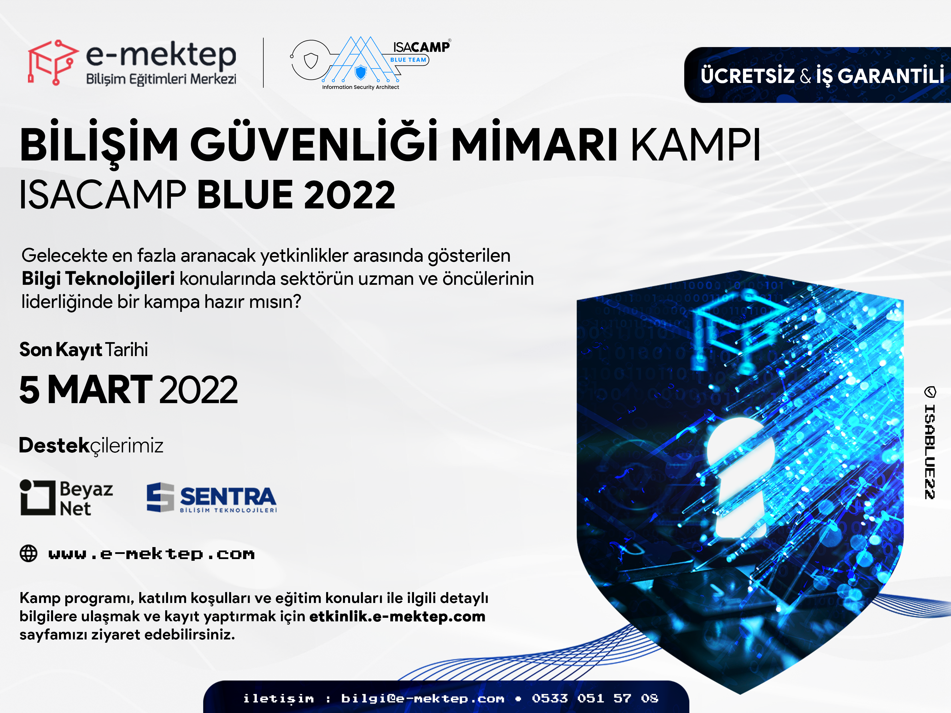 ISACAMP BlueTeam 2022 / Bilişim Güvenliği Mimarı Kampı