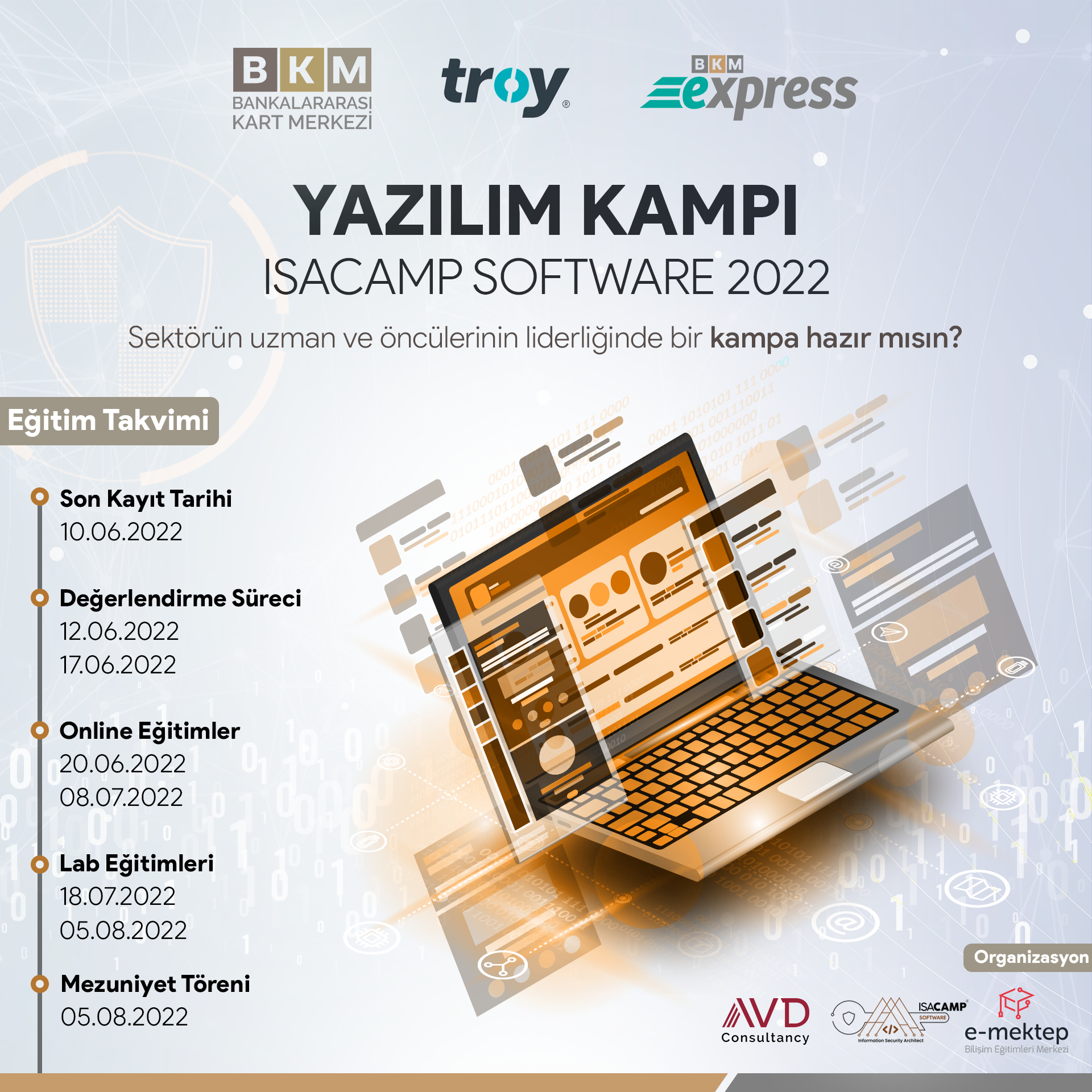 BKM-ISACAMP-Software 2022 / BKM Yazılım Kampı